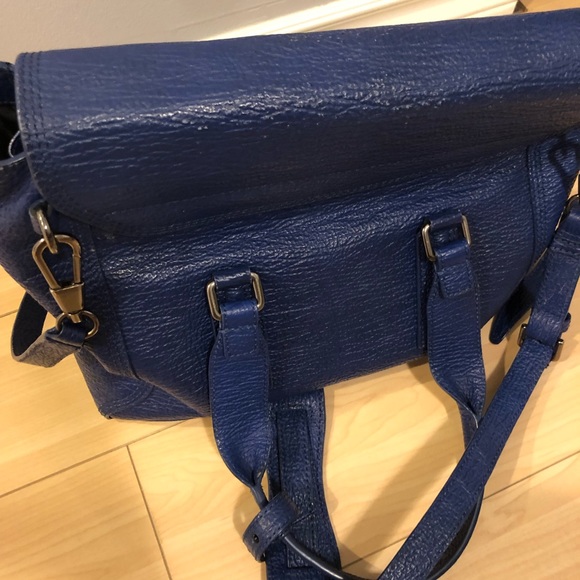 3.1 PHILLIP LIM Medium Pashli Satchel Cobalt Blue - Picture 7 of 8